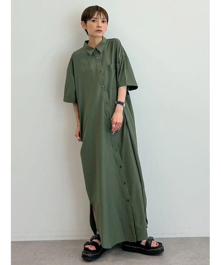 GARAGE OF GOOD CLOTHING「ハーフスリーブロングワンピース」|ワンピース|