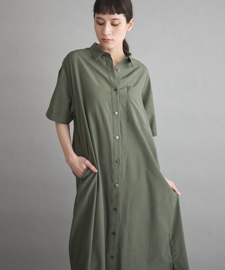 GARAGE OF GOOD CLOTHING「ハーフスリーブロングワンピース」|ワンピース|