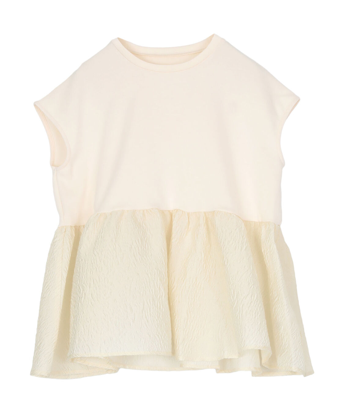 titivate「シアージャガードドッキングトップス」|Tシャツ・カットソー|