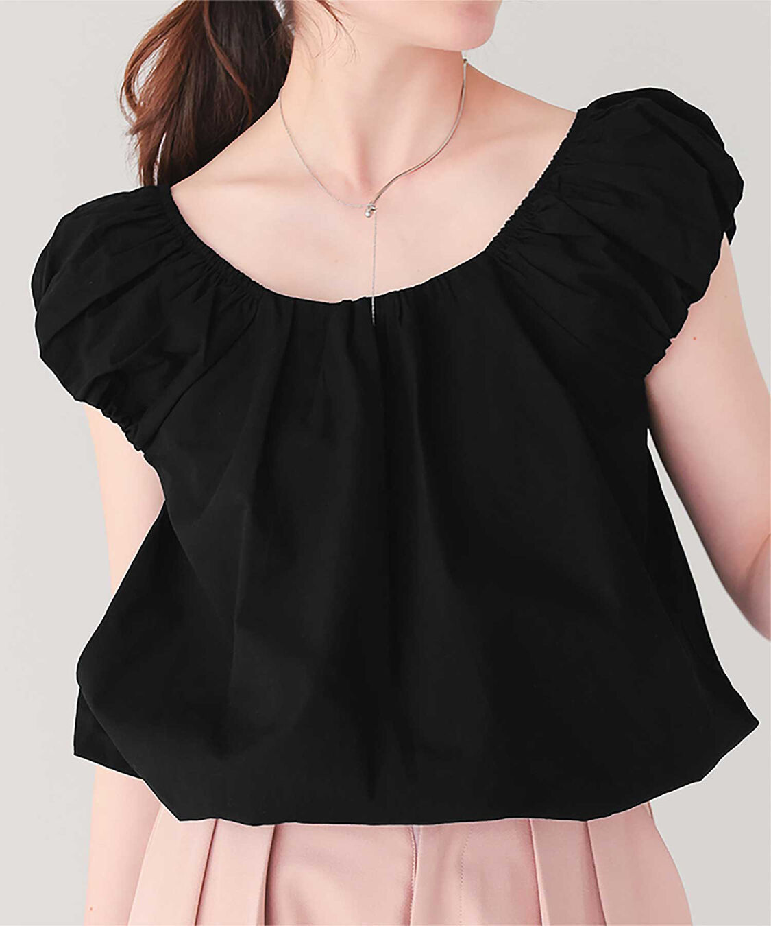 titivate「クロップドバルーンシルエットトップス」|シャツ・ブラウス|