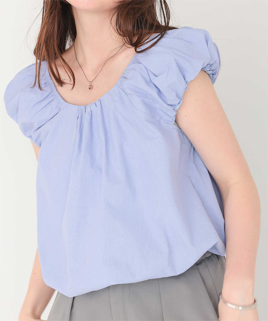 titivate「クロップドバルーンシルエットトップス」|シャツ・ブラウス|