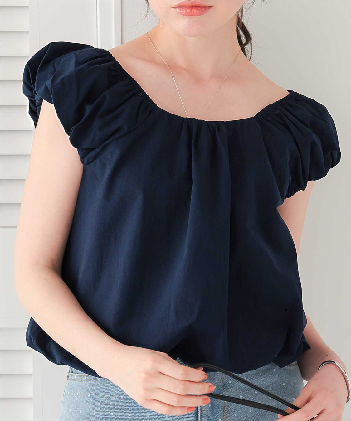 titivate「クロップドバルーンシルエットトップス」|シャツ・ブラウス|