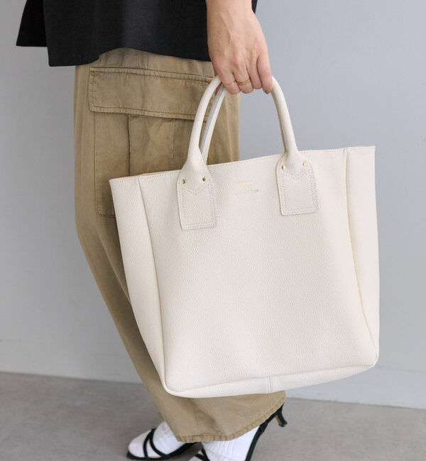  「レザートートバッグ」|ショルダー・メッセンジャー|オフホワイト