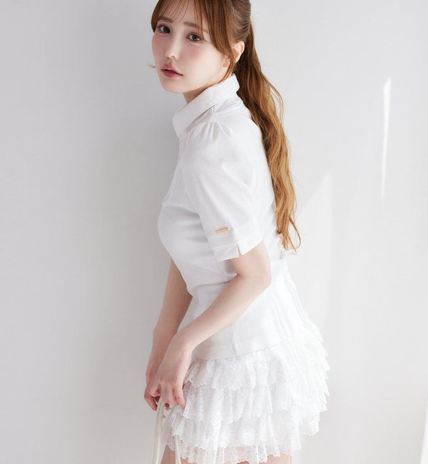  「ティアードフリルミニスカート」|スカート|