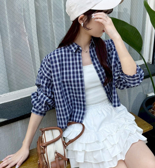  「ティアードフリルミニスカート」|スカート|