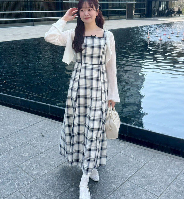  「【AYANO企画】カーデセットワンピース」|ワンピース|