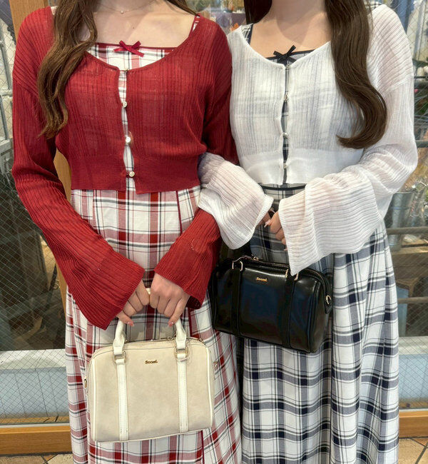  「【AYANO企画】カーデセットワンピース」|ワンピース|