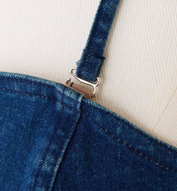  「【お揃いcollection】デニムビスチェ」|シャツ・ブラウス|