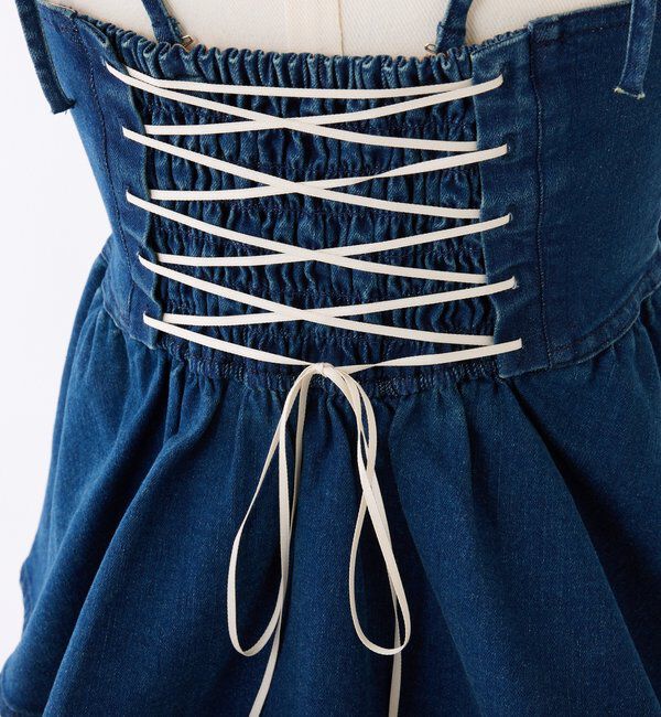  「【お揃いcollection】デニムビスチェ」|シャツ・ブラウス|