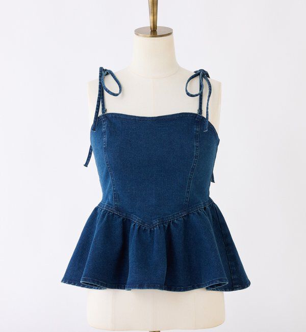  「【お揃いcollection】デニムビスチェ」|シャツ・ブラウス|