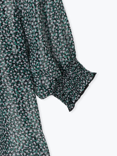 Te chichi「プリントシャーリングスタンドブラウス」|シャツ・ブラウス|