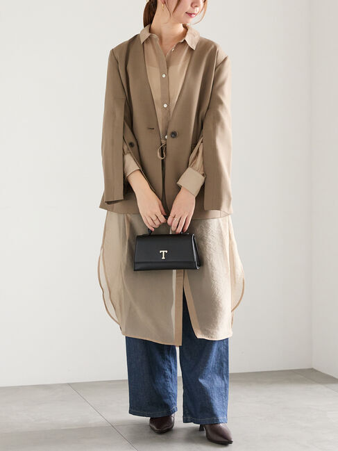 Te chichi「シアーロングレイヤーシャツ」|シャツ・ブラウス|