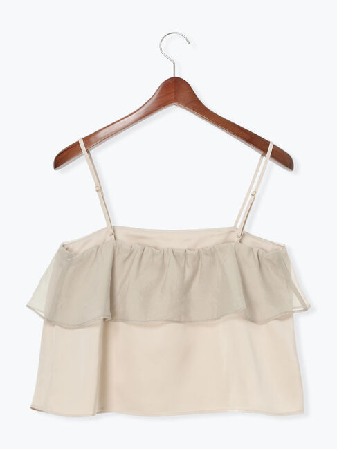 Te chichi「オーガンジー&サテンキャミブラウス」|シャツ・ブラウス|