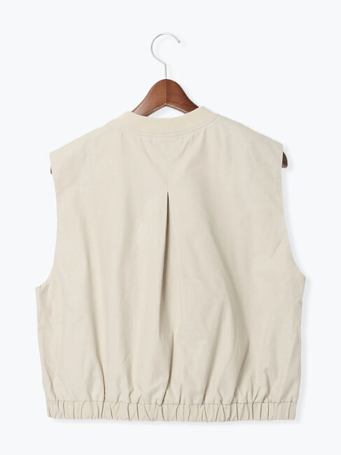 Te chichi TERRASSE「MA-1ショートベスト《2025spring catalog item》」|ダウンベスト・ベスト|