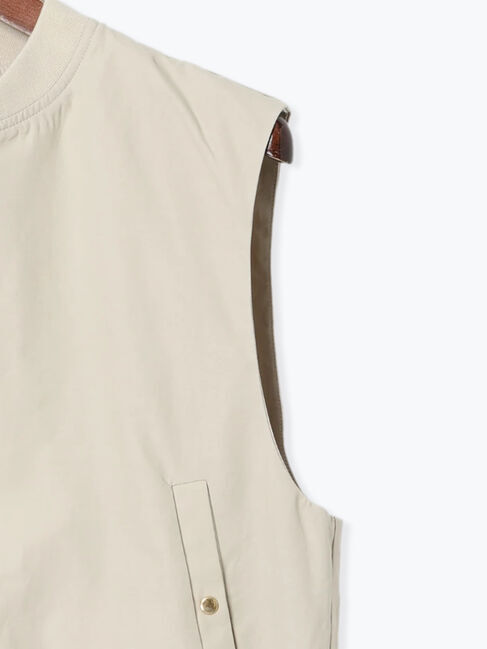 Te chichi TERRASSE「MA-1ショートベスト《2025spring catalog item》」|ダウンベスト・ベスト|