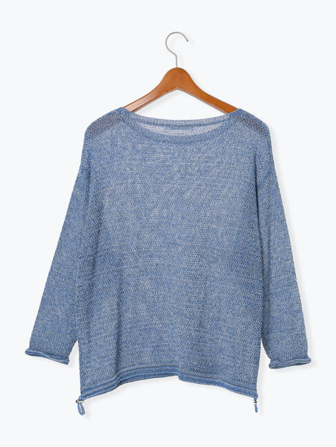 Lugnoncure「裾ドロストボートネックニット《2025spring catalog item》」|ニット・セーター|