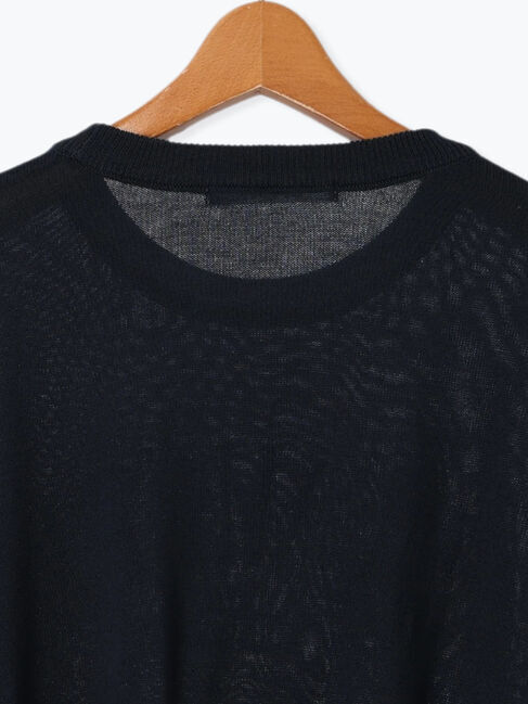 Lugnoncure「麻タッチロゴアソートシアーニット」|ニット・セーター|