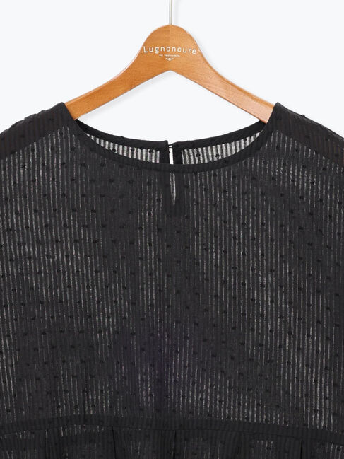 Lugnoncure「【INDIA made】ドットストライプブラウス」|シャツ・ブラウス|