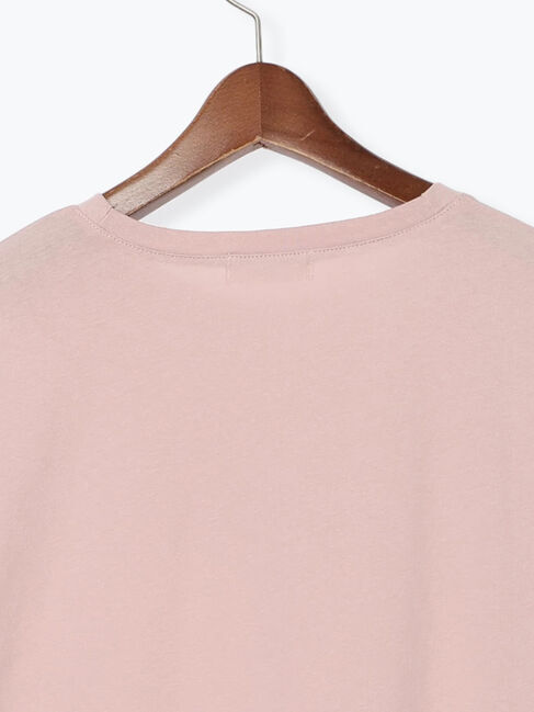 Te chichi TERRASSE「型押しプリント袖切替Tシャツ」|Tシャツ・カットソー|