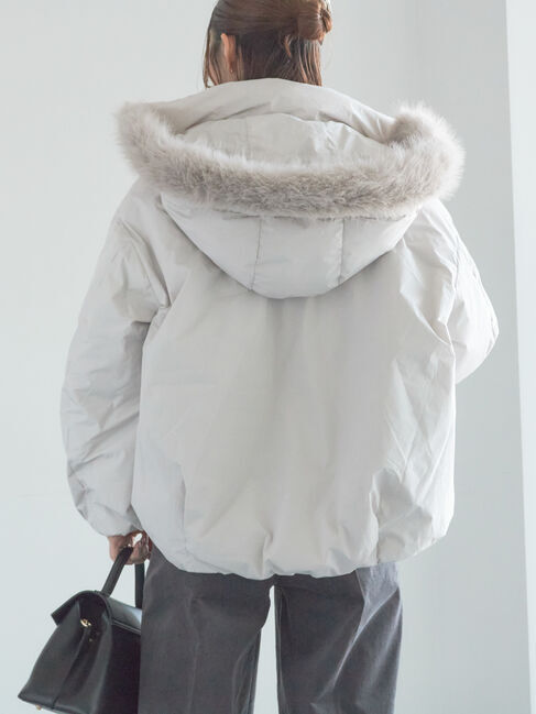 Te chichi「【宮本茉由着用】フードショートダウンジャケット」|その他|