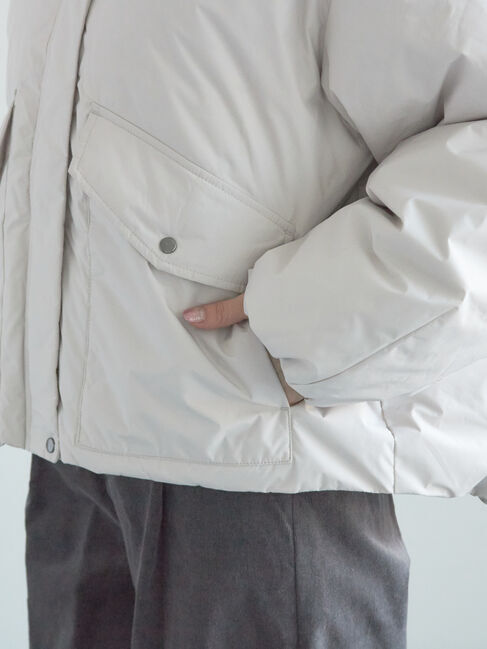 Te chichi「【宮本茉由着用】フードショートダウンジャケット」|その他|