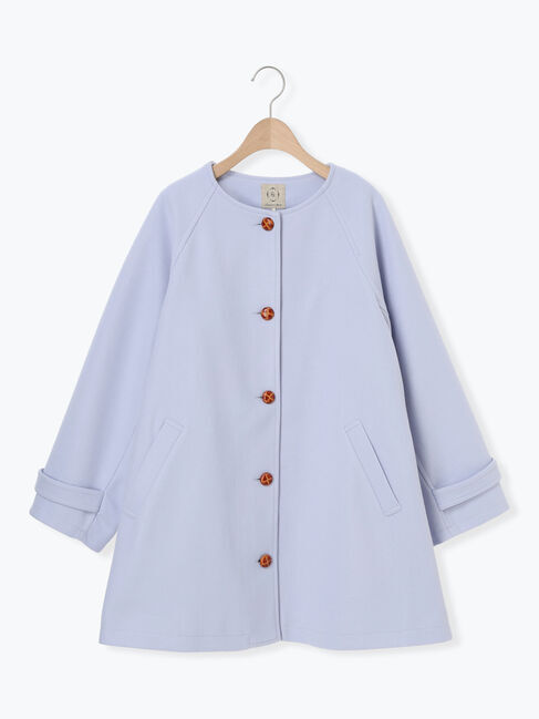 Samansa Mos2「ウーリーライクミドル丈クルーネックコート」|その他|