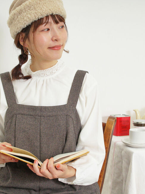 Samansa Mos2「【保温加工】襟レースブラウス」|シャツ・ブラウス|