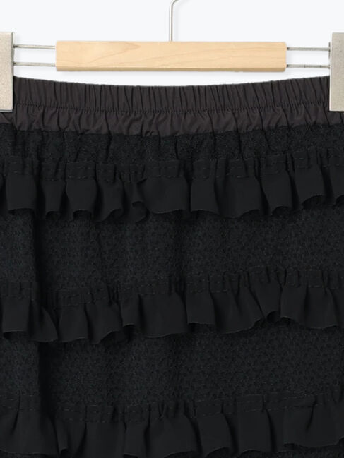 Samansa Mos2「オーバーレースフリルナロースカート」|スカート|