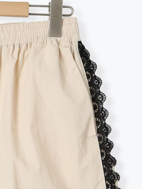 Samansa Mos2「ナイロンレースラインパンツ」|その他|