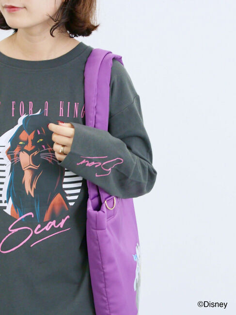 Samansa Mos2 blue「【Disney】ヴィランズ/ロンT」|Tシャツ・カットソー|