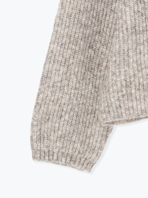 Samansa Mos2「襟付ニットカーディガン」|カーディガン|