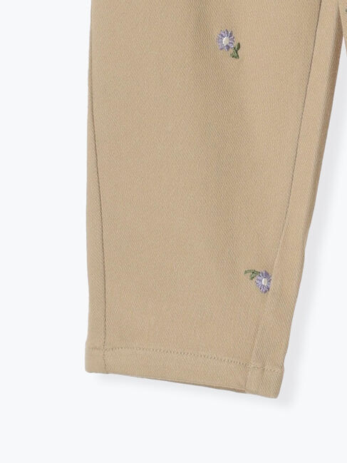  「お花刺繍テーパードパンツ」|その他|