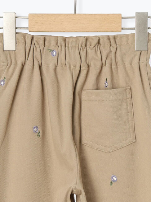  「お花刺繍テーパードパンツ」|その他|