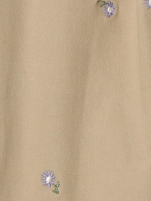  「お花刺繍テーパードパンツ」|その他|