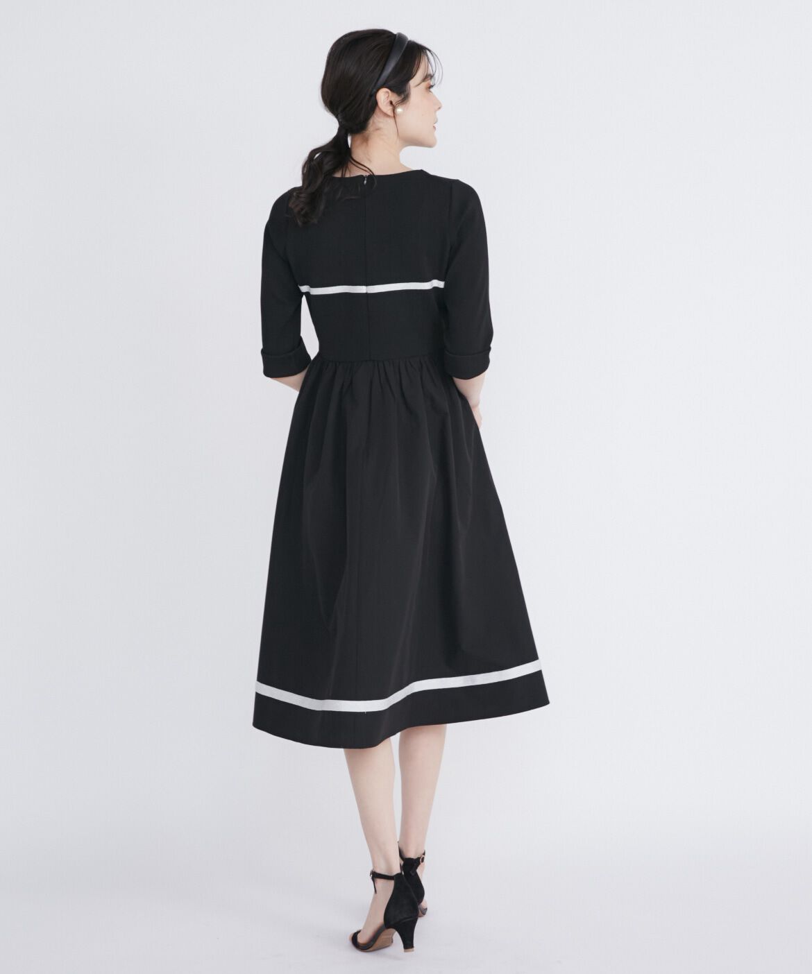 Maglie le cassetto「《M Maglie le cassetto》配色ドッキングワンピース」|ワンピース|