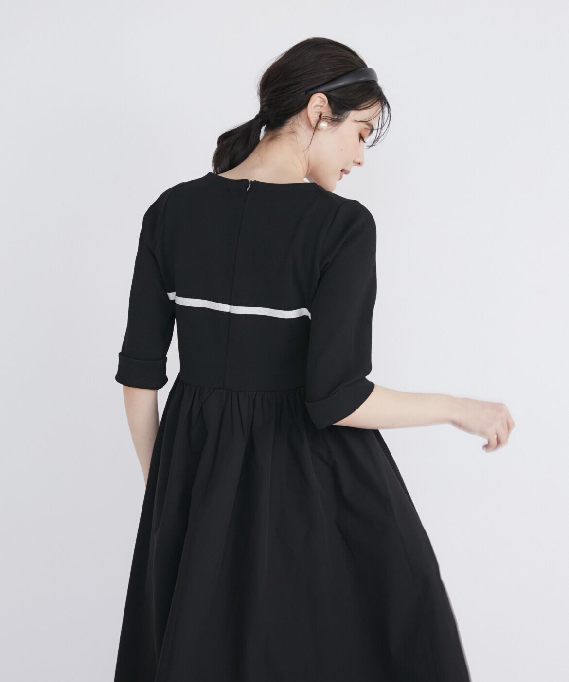 Maglie le cassetto「《M Maglie le cassetto》配色ドッキングワンピース」|ワンピース|