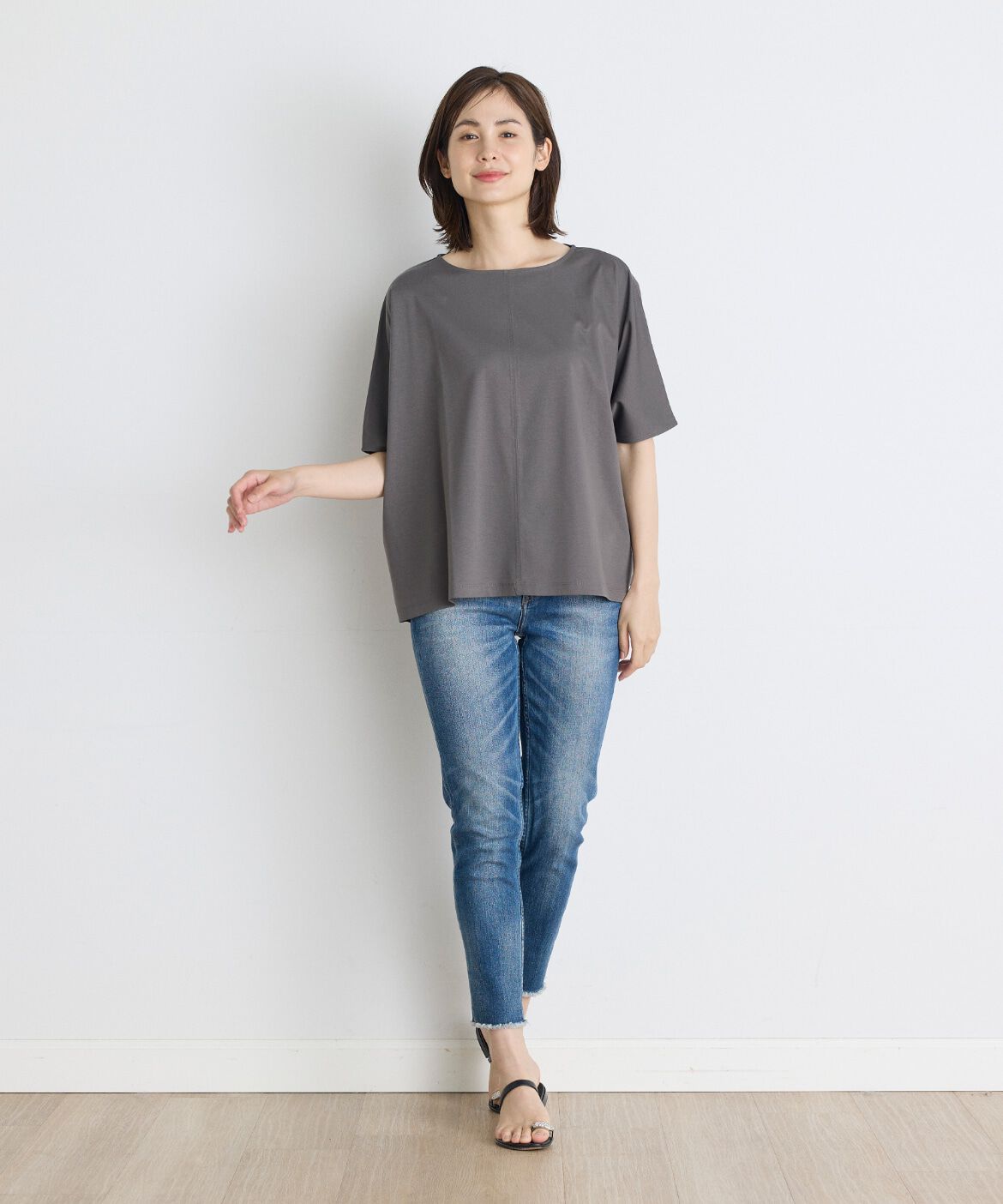 7-IDconcept.「ビッグシルエットカットソー《SUPER COOL TOUCH COTTON》 」|Tシャツ・カットソー|