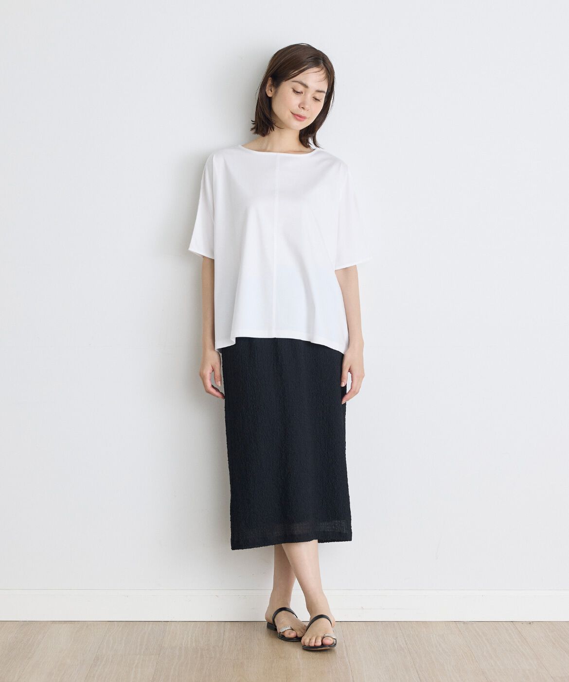 7-IDconcept.「ビッグシルエットカットソー《SUPER COOL TOUCH COTTON》 」|Tシャツ・カットソー|