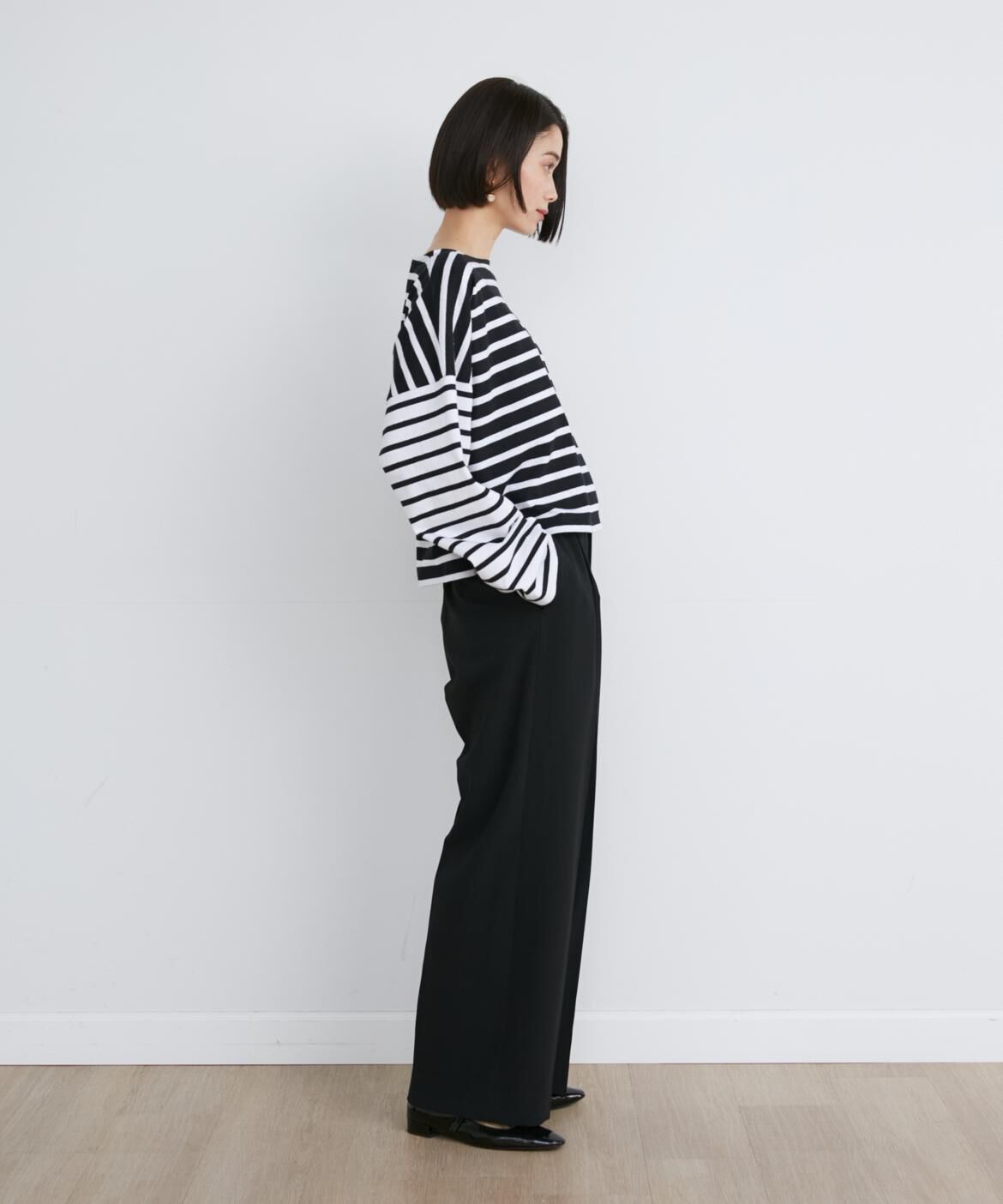 INED「《SUPERIOR CLOSET》PETIT COPAIN COURT別注ボーダーTシャツ《Le minor》」|シャツ・ブラウス|