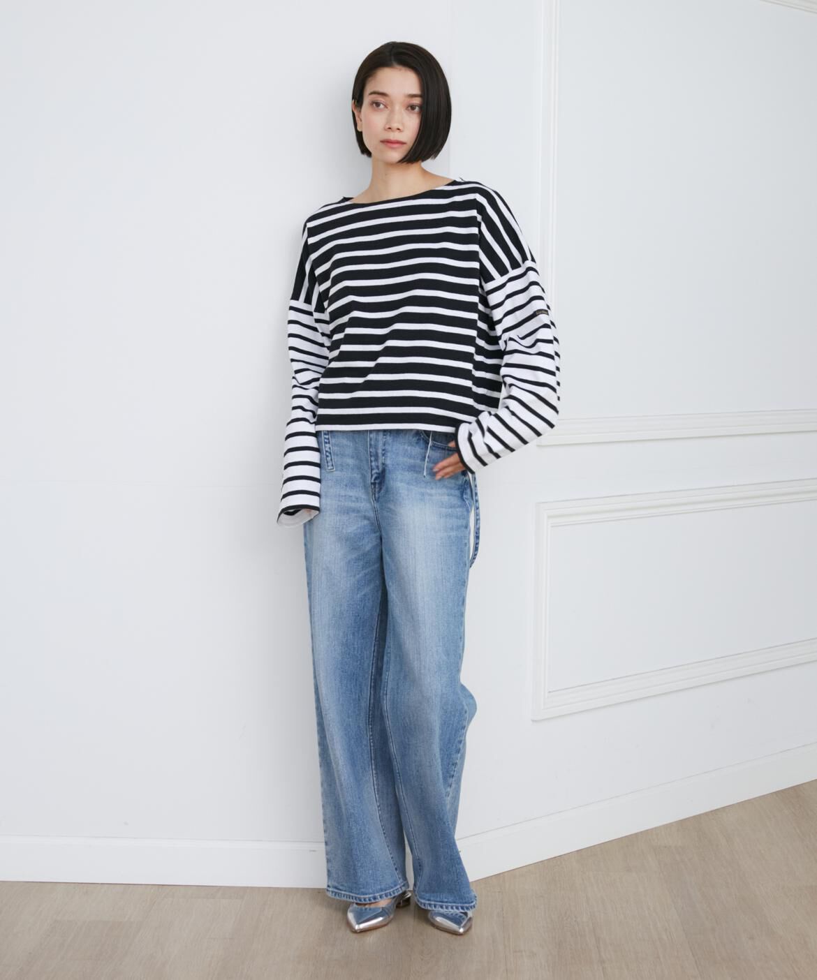 INED「《SUPERIOR CLOSET》PETIT COPAIN COURT別注ボーダーTシャツ《Le minor》」|シャツ・ブラウス|