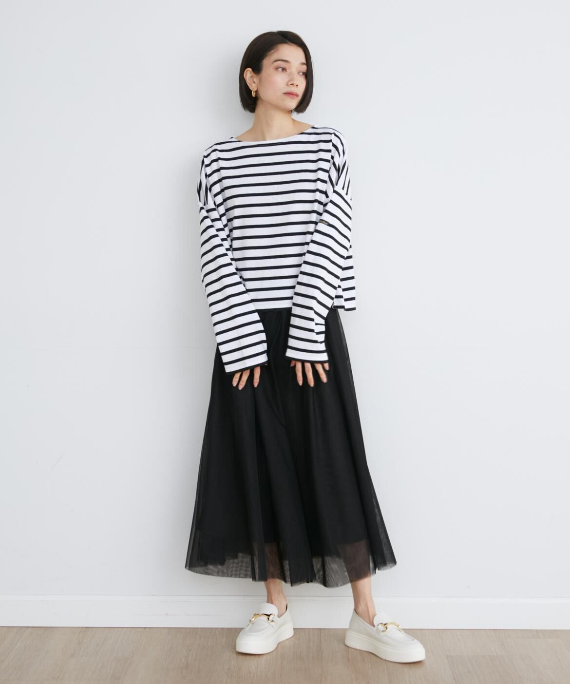 INED「《SUPERIOR CLOSET》PETIT COPAIN COURT別注ボーダーTシャツ《Le minor》」|シャツ・ブラウス|