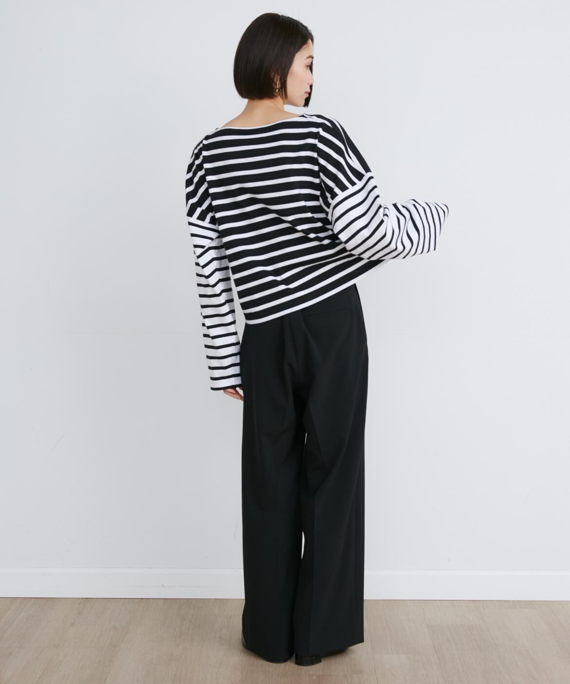 INED「《SUPERIOR CLOSET》PETIT COPAIN COURT別注ボーダーTシャツ《Le minor》」|シャツ・ブラウス|