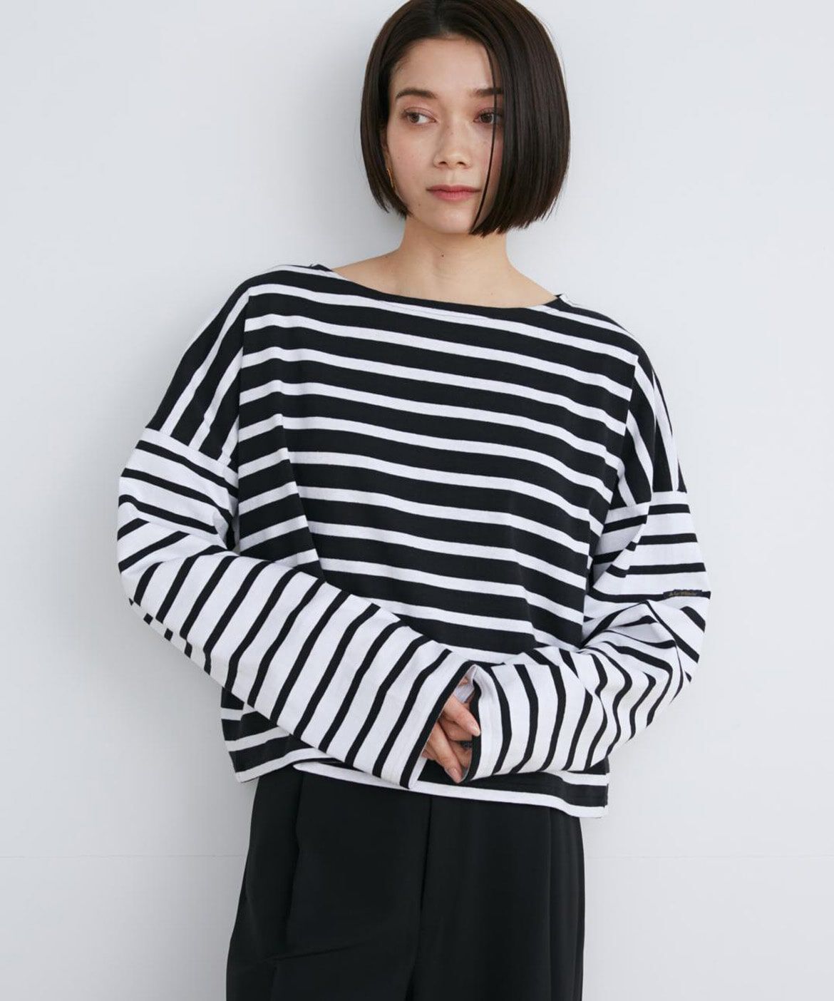 INED「《SUPERIOR CLOSET》PETIT COPAIN COURT別注ボーダーTシャツ《Le minor》」|シャツ・ブラウス|ボーダー7