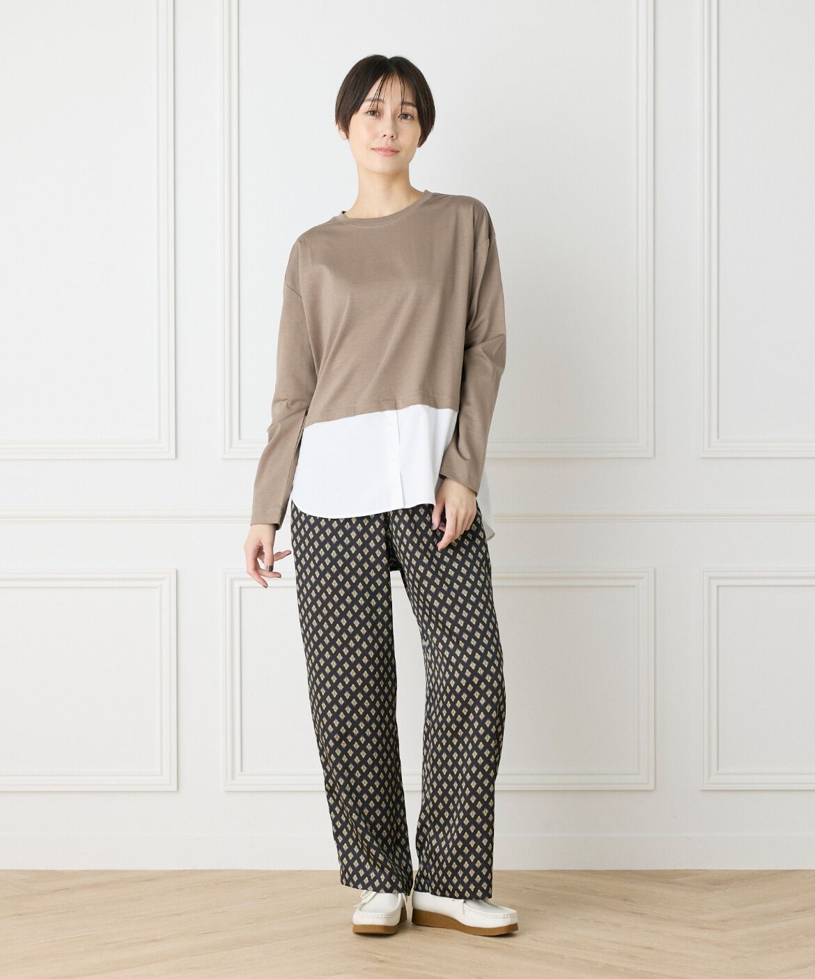 DAY by DAY it&rsquo;s international「シャツレイヤード風カットソー」|Tシャツ・カットソー|