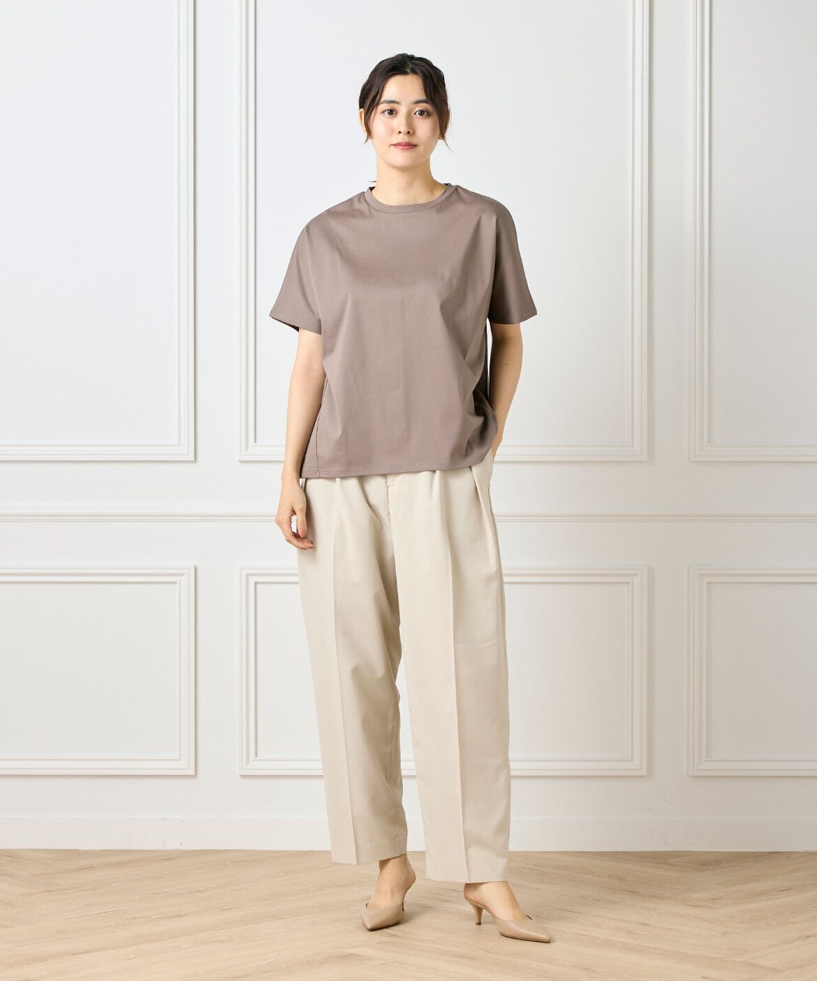 I.T.'S international「ドルマンスリーブクルーネックTシャツ」|Tシャツ・カットソー|