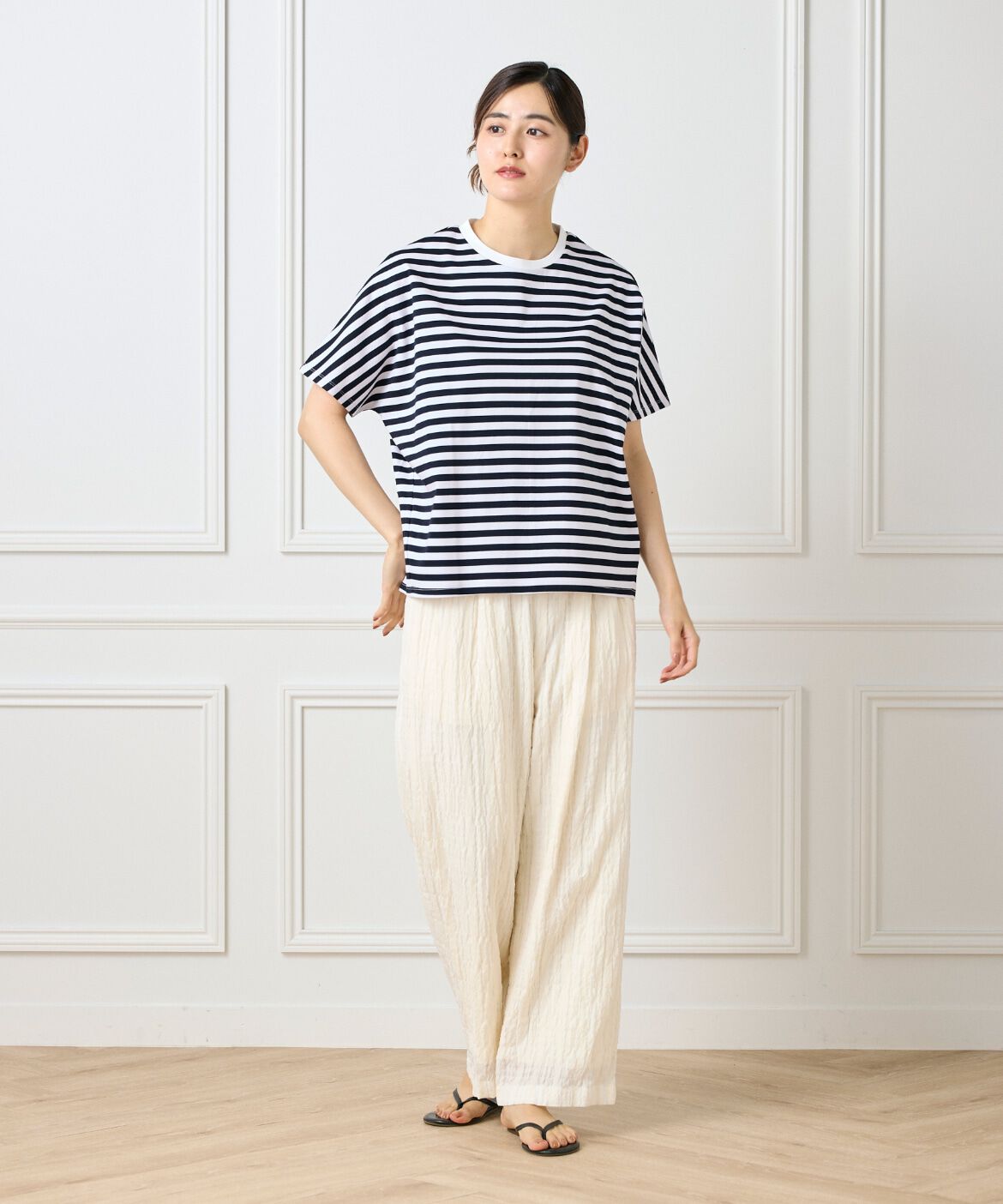 I.T.'S international「ドルマンスリーブクルーネックTシャツ」|Tシャツ・カットソー|