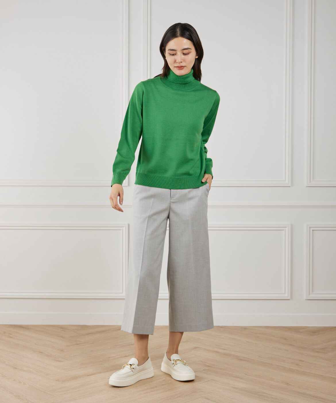 DAY by DAY it&rsquo;s international「ワイドクロップトパンツ《TRサキソニー裏起毛》」|その他|