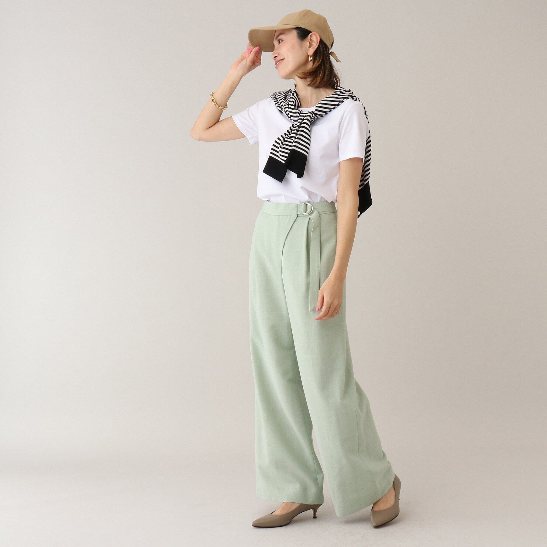 UNTITLED「【接触冷感】アイスクリアコットンTシャツ」|Tシャツ・カットソー|