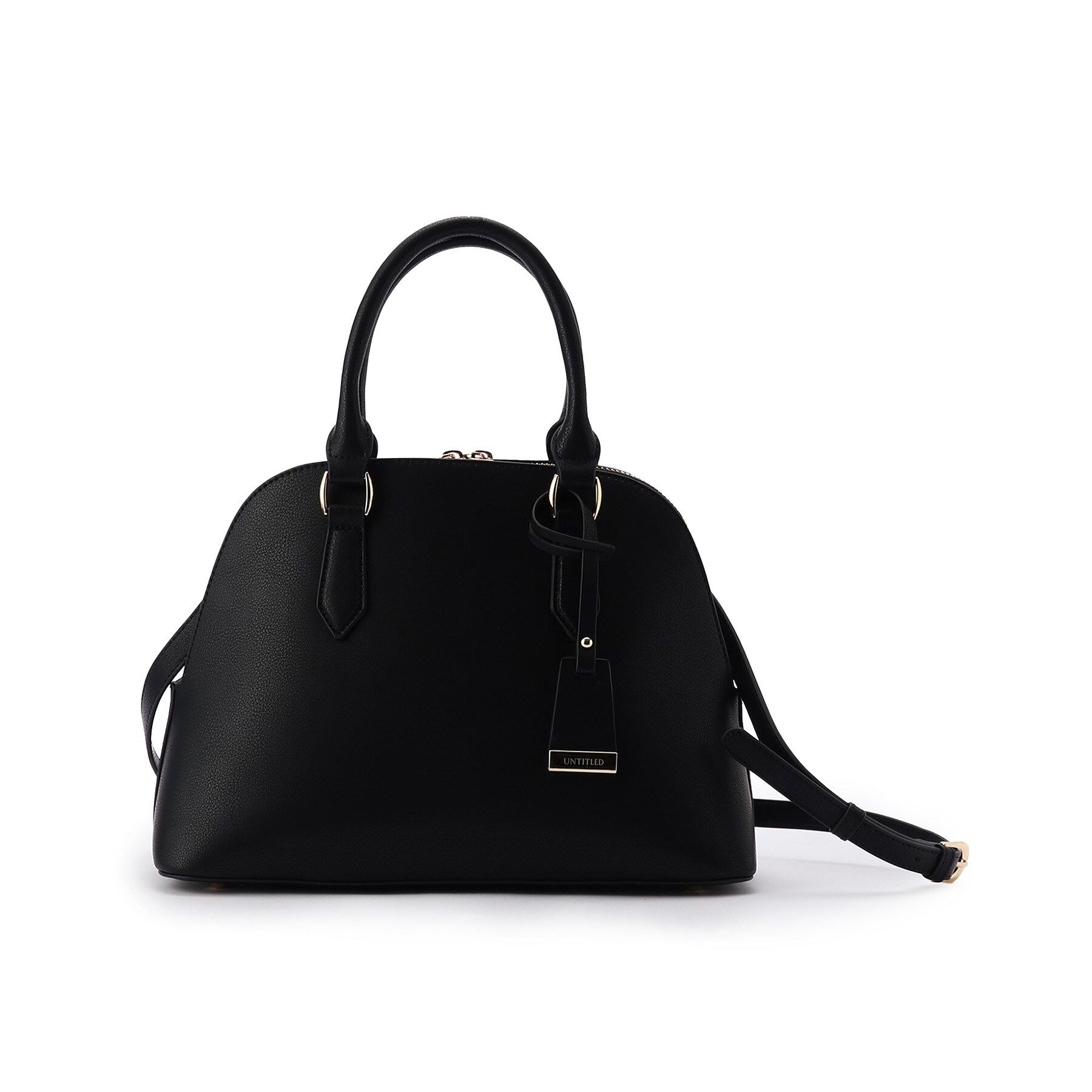 UNTITLED「【追加7/売上累計5000点突破！】2WAYポケットボストンバッグ」|ハンドバッグ|ブラック(019)