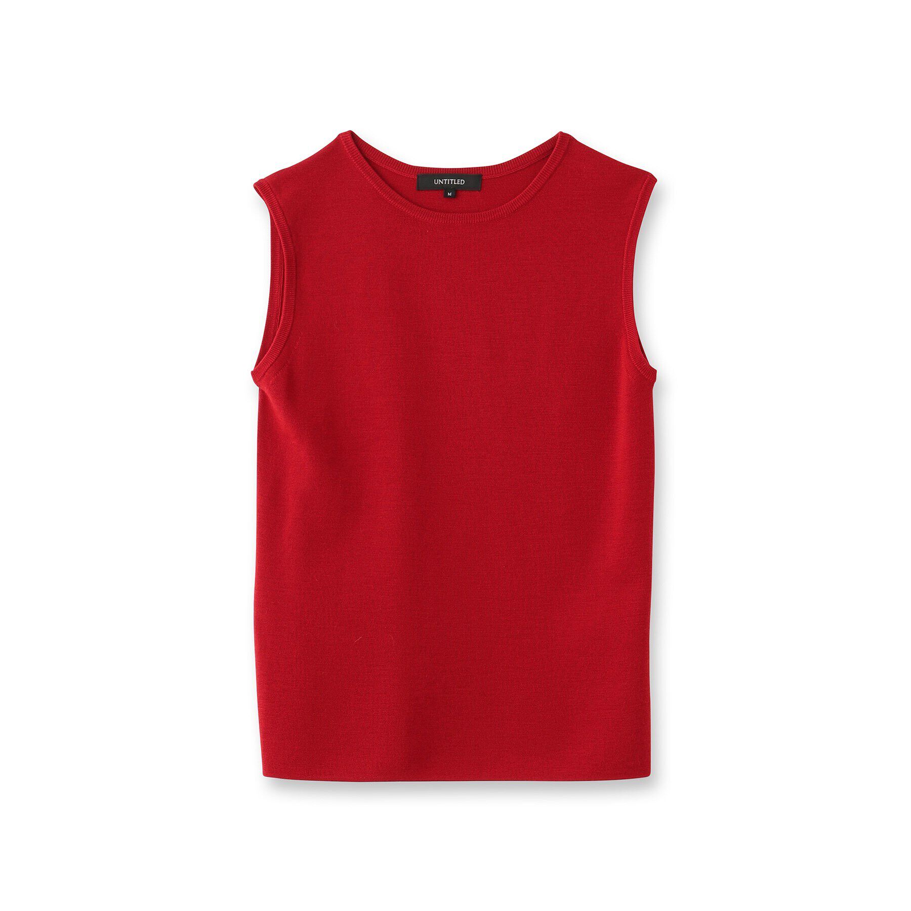 UNTITLED「【アンサンブル/毛100%】ボレロカーディガン&times;ノースリーブニットセット」|カーディガン|